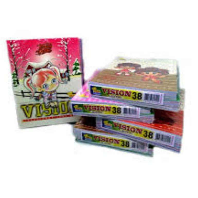 

ㅰ Buku Tulis Vision 38 Lembar Murah 1 pack 10 buku NEW ARRIVAL 3077 ⁂