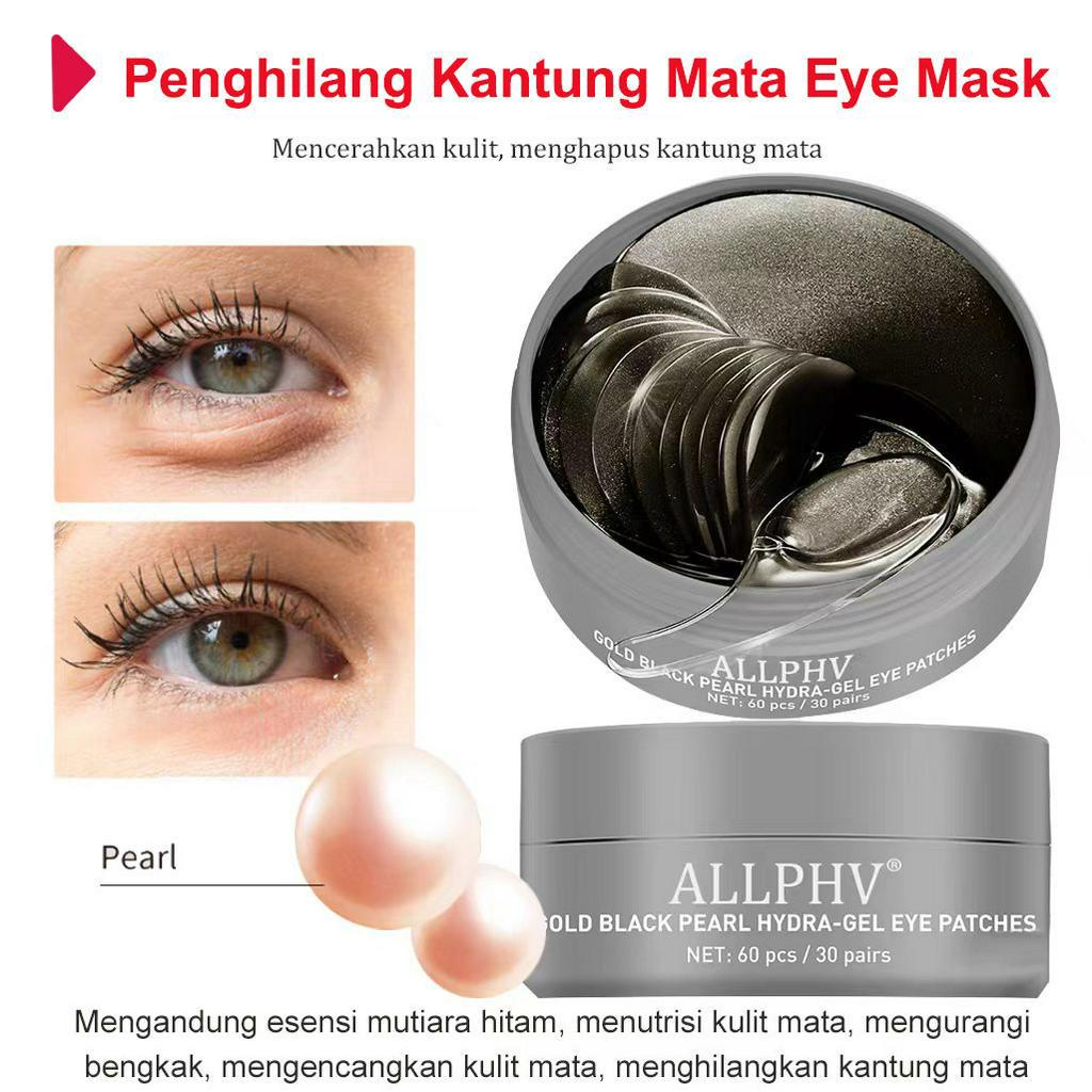 [Ori100%] ALLPHV Eye mask/Masker Mata - Masker mata panda bioaqua/ masker kantung mata ampuh -Vitamin C /collagen/Retinol /Rose/Hyaluronic 60pcs