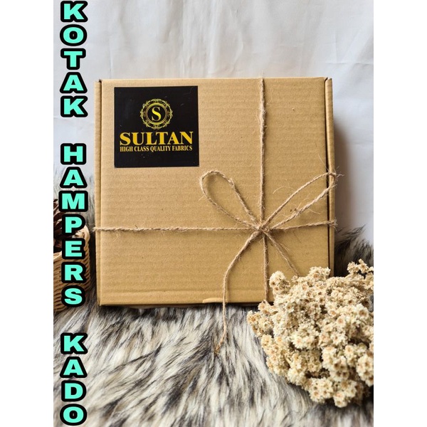 

TAMBAHAN KOTAK HAMPERS KADO UNTUK KAIN SULTAN
