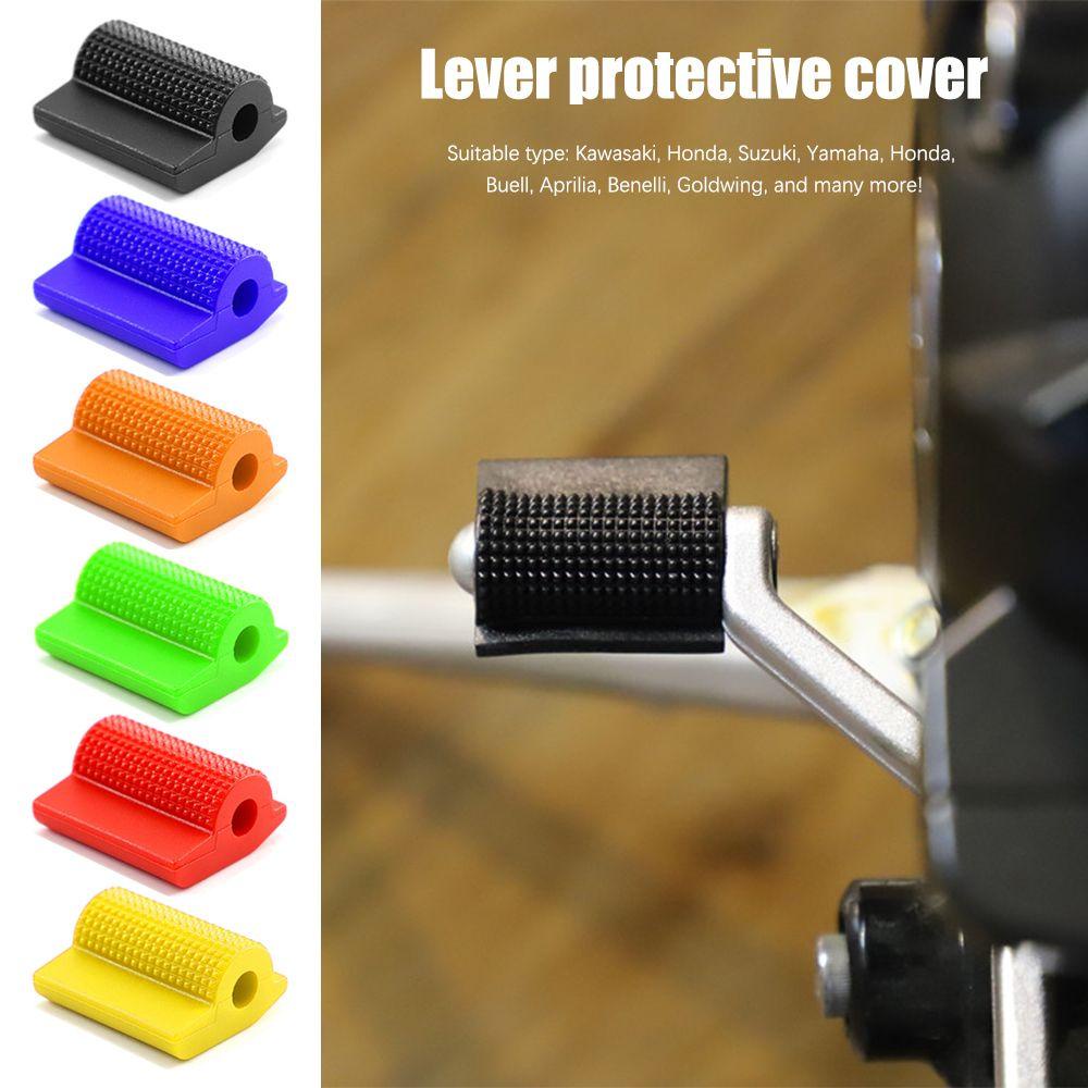 Populer Pelindung Sepatu Karet Kaos Kaki Lever Pad Lever Protector Boot Motor