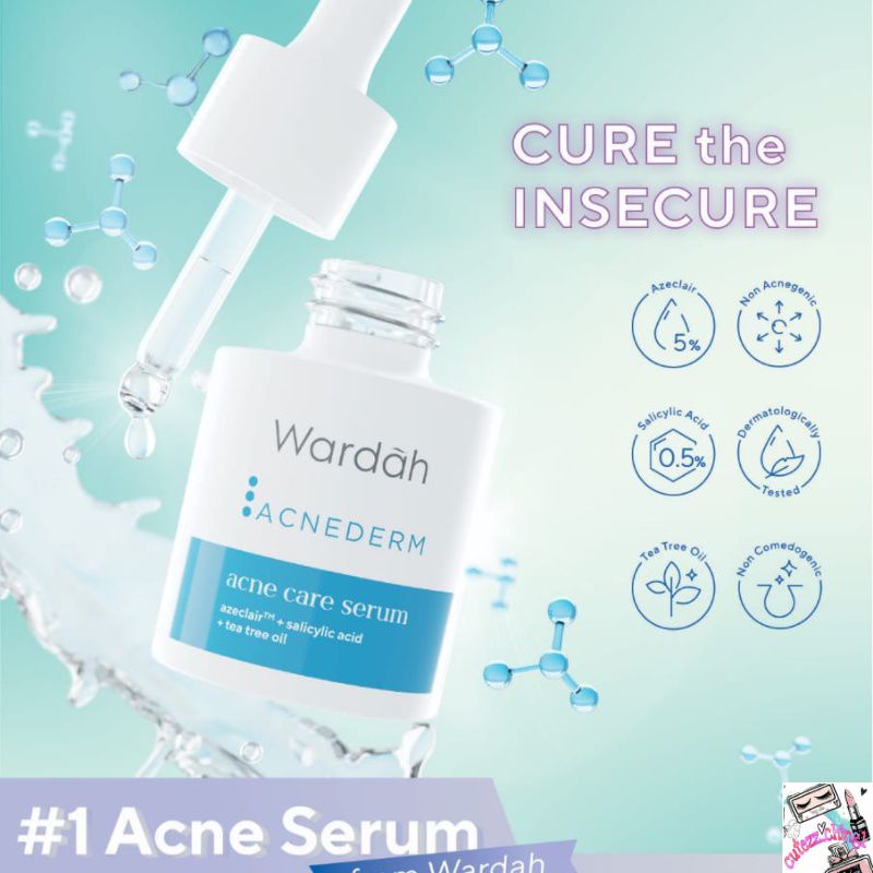 ☃Cutezz_Ching1☃Wardah Acnederm Acne Care Serum 15ml