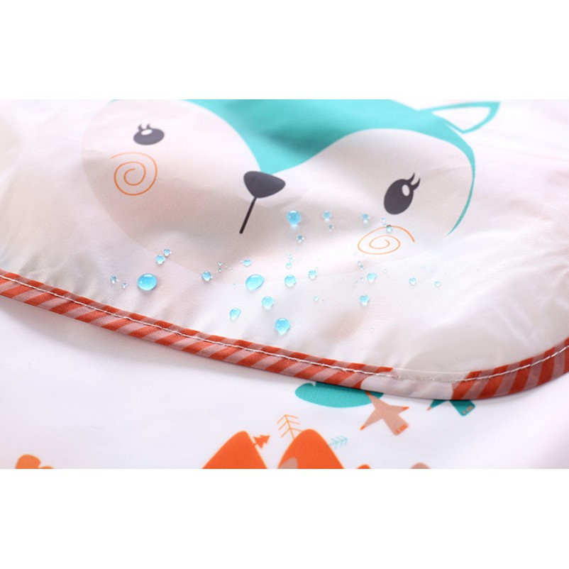 Slabber Celemek Bayi Motif Cartoon Tahan Air Lucu Waterproof Import Murah (BIC)