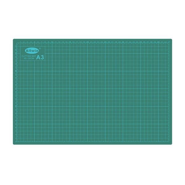 Cutting Mat PVC / Alas Potong CM-A3 Hijau Pink Self Healing Double Side