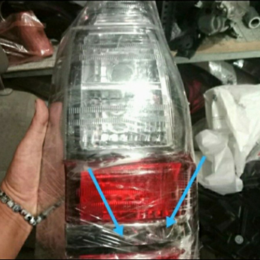 list stop lamp avanza xenia black chrome 2019-2021 original