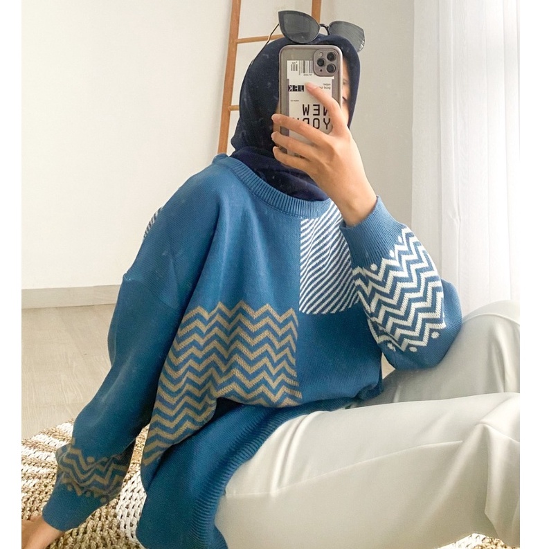 ZILLIA SWEATER OVERSIZE - sweater rajut / sweater murah / sweater rajut oversize