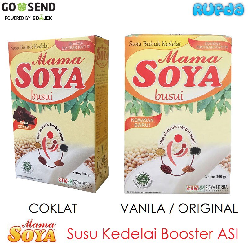 MamaSoya Mama Soya Coklat, Vanilla / Vanila / Original (Pelancar Booster ASI)