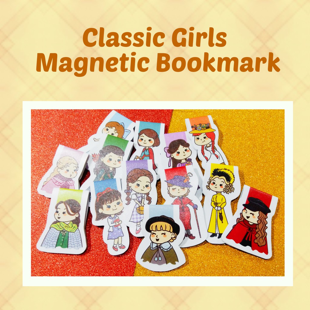 

Classic Girls Magnetic Bookmark