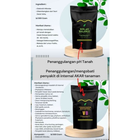 Soil pH balance + Vermicompos Biocontrol