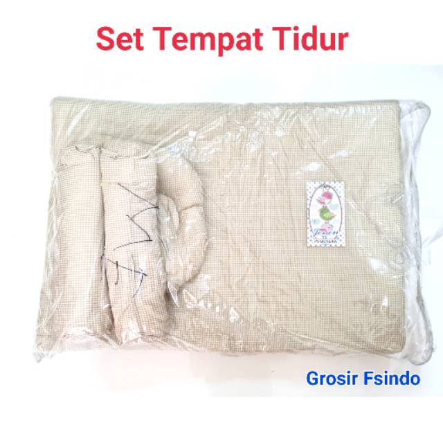 Kasur Bayi Lipat Set Bantal Guling