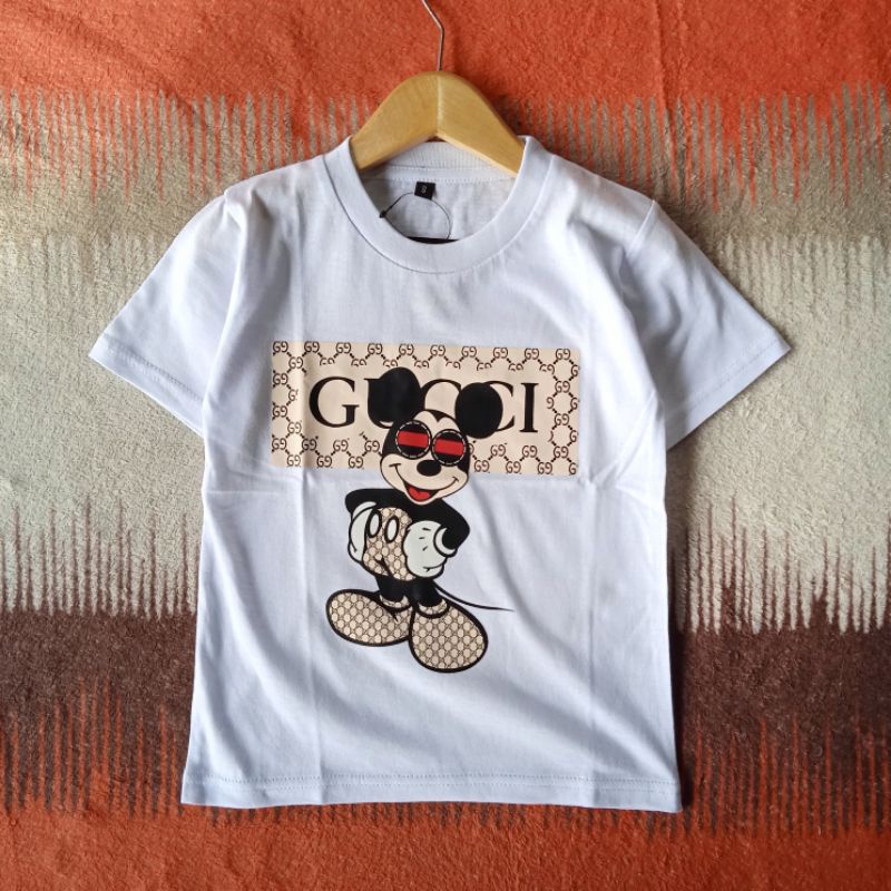 Baju Couple kaos distro anak dan dewasa MICKEY MOUSE