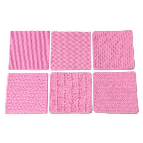 Knitting Texture Fondant Silicone Mat - Cetakan Fondant Tekstur Rajut