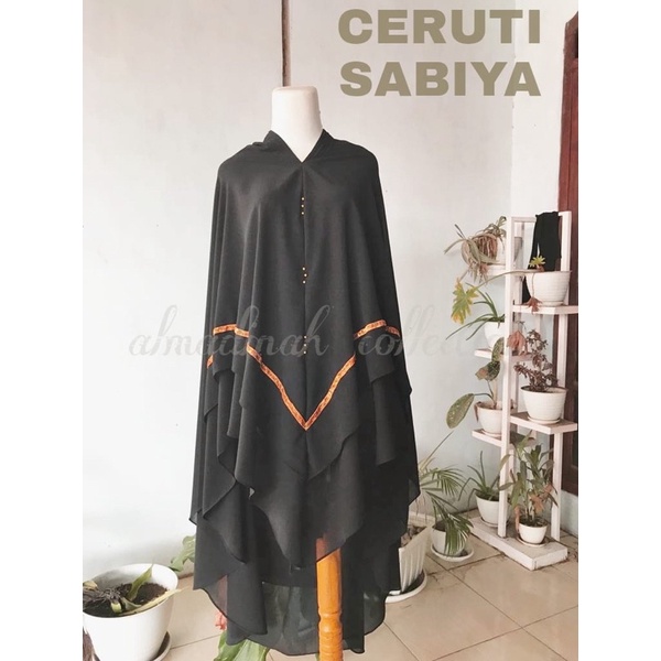 Jilbab Ceruti Baby Doll Sabiya Original Produk Temboro by Al Madinah Collection