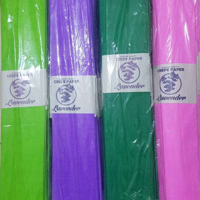 Kertas krep panjang kertas warna kertas bunga lembaran