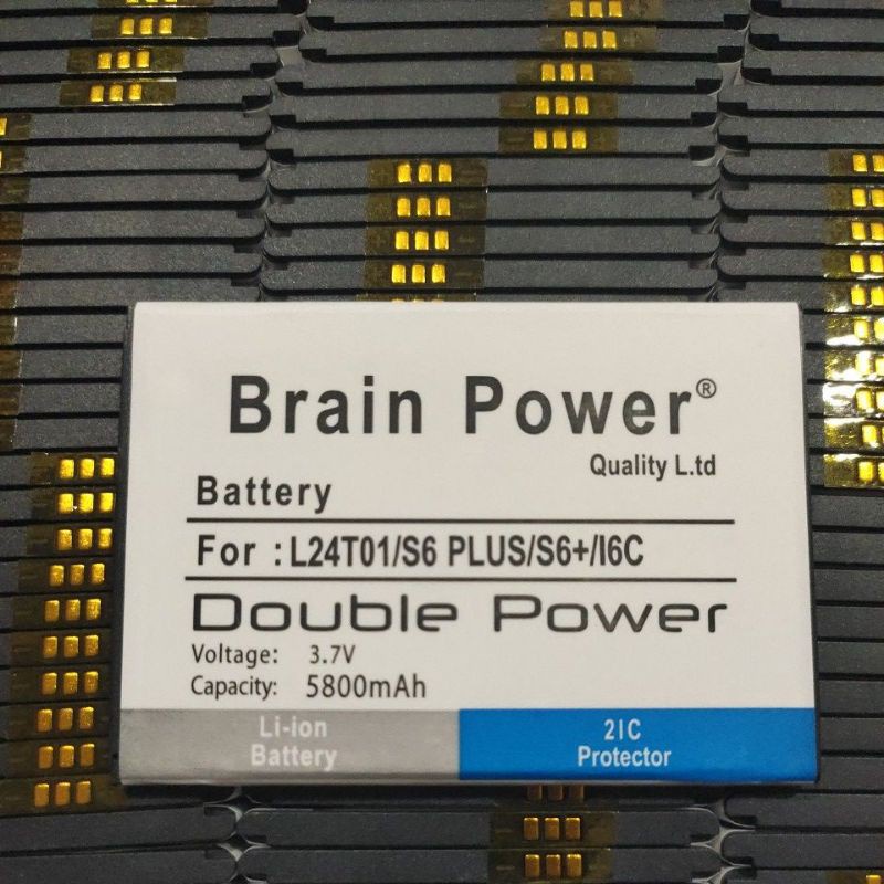 Double Power Battery Batere Batre Baterai Brain Power Advan S6 Plus L24T01 I6C L24U01