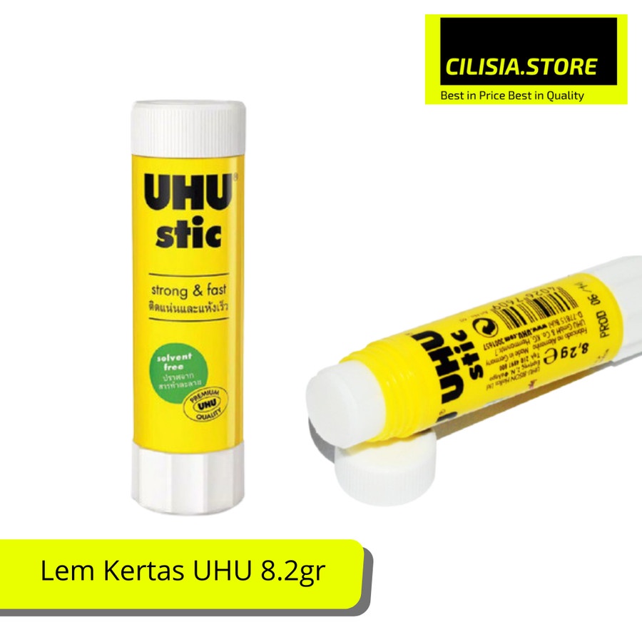 

Lem Kertas UHU Stic 8.2gr Small / Perekat Kertas Glue Stick