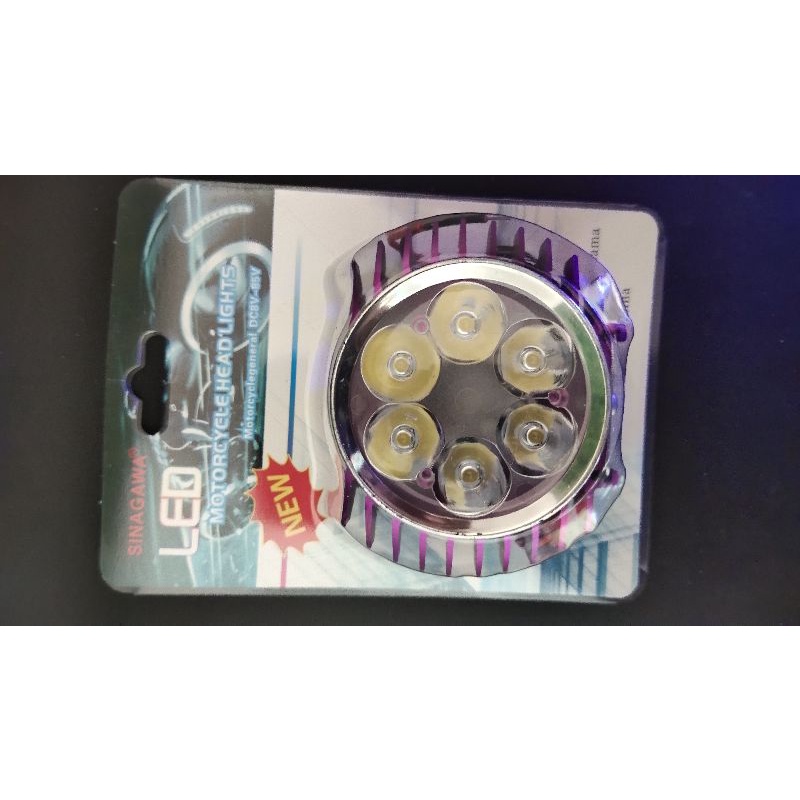 Lampu Tembak Led Slim 6led 6-9 watt DC