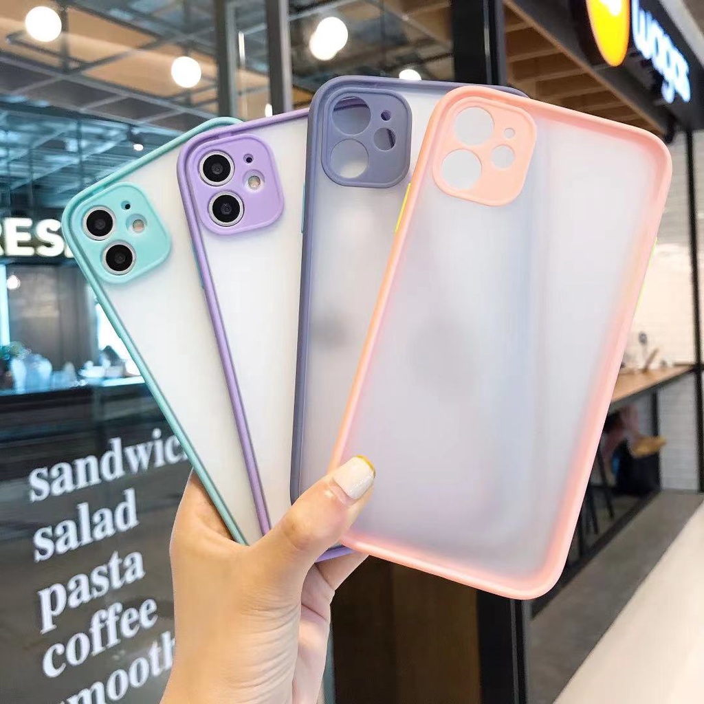 Square edge macaron case iPhone x xs xr xsmax 11 11pro 11promax