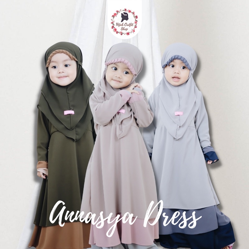 Annasya dress couple ibu anak