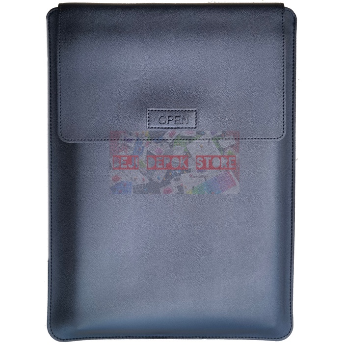 Laptop sleeve cover sarung stand laptop notebook macbook leather