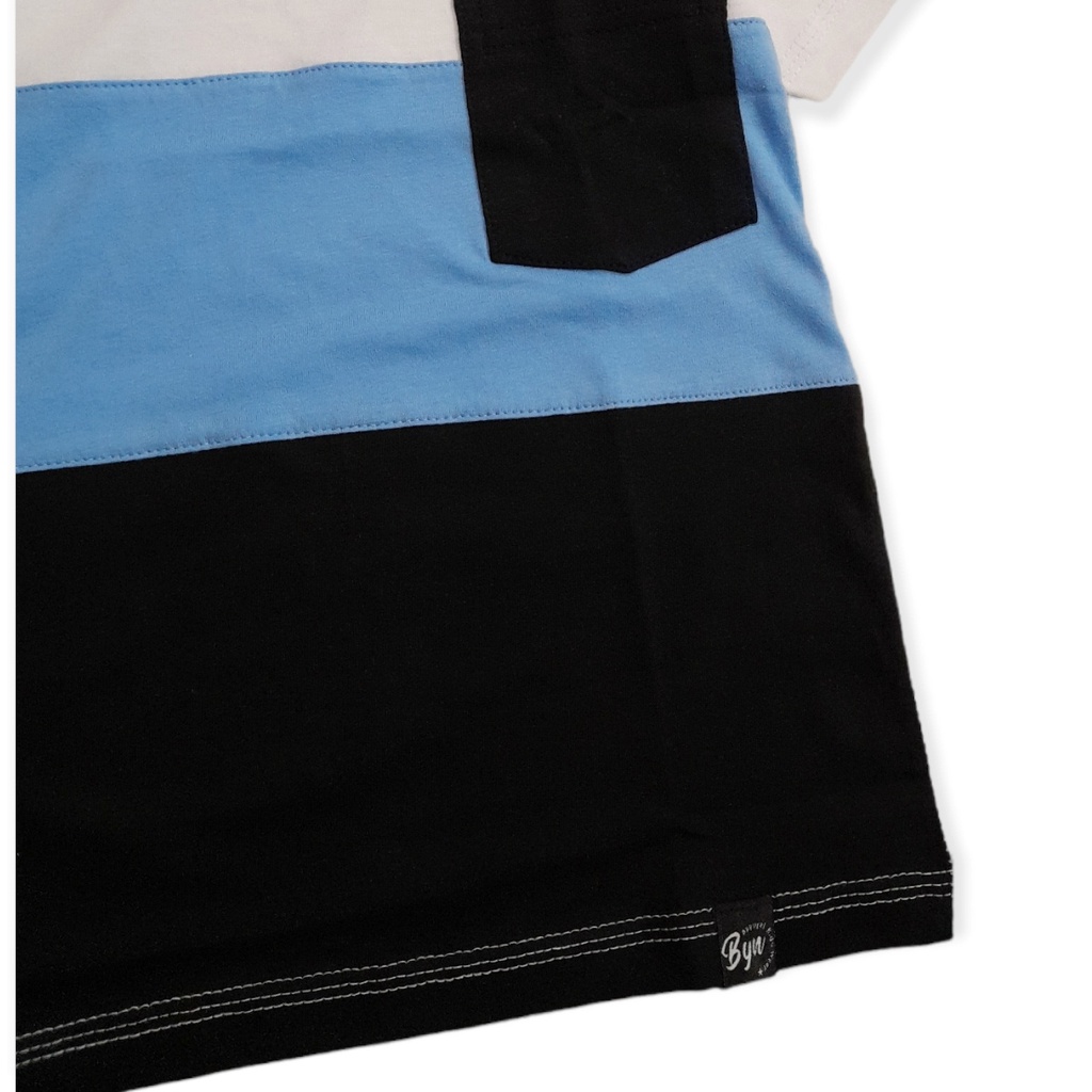 Bayyan Kaos Anak Laki Laki Motif Kombinasi Distro