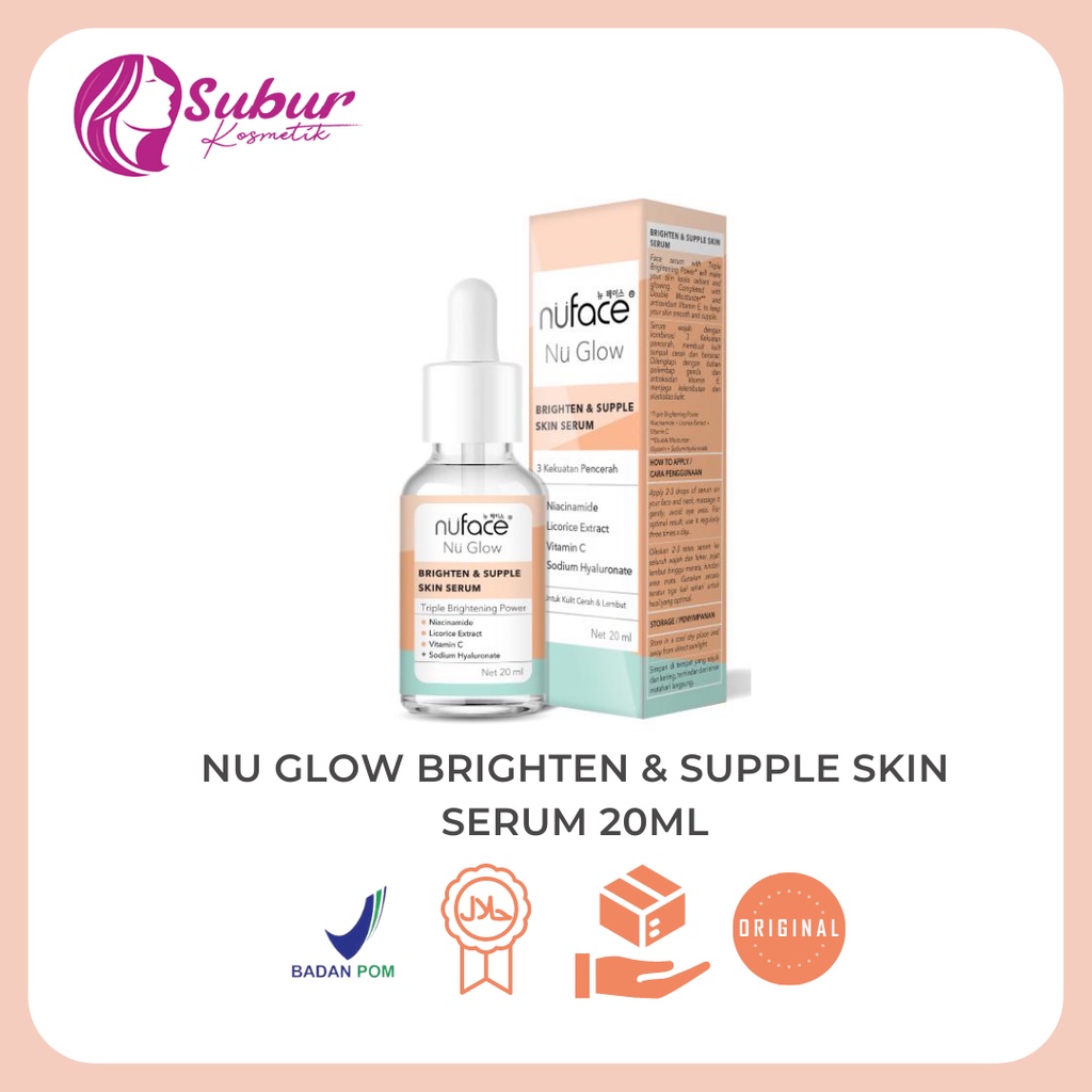 Jual Nuface Nu Glow Brighten & Supple Skin Serum 20Ml | Shopee Indonesia