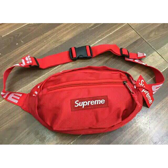 waist bag supreme ss18 red