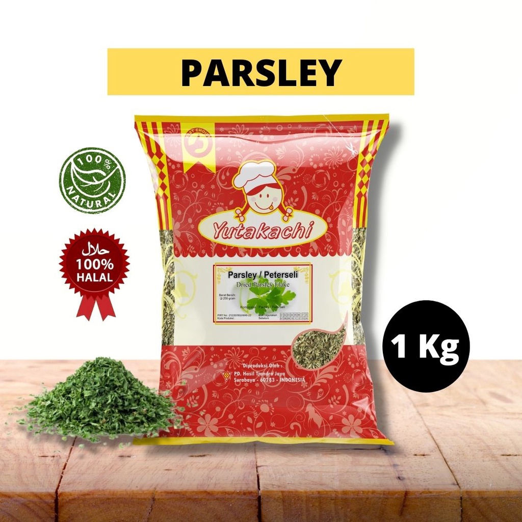 

Parsley / Peterseli 1 Kg Yutakachi (isi 4pcs @250 gram)