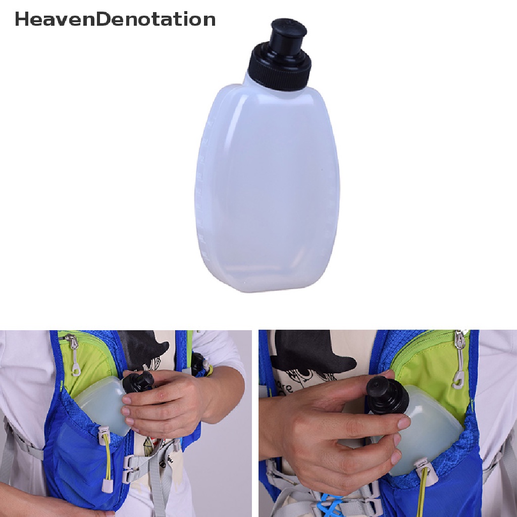 [HeavenDenotation] Water Bottle 250ml Sport Plastic Running Water Bottle for Waist Belt Bag