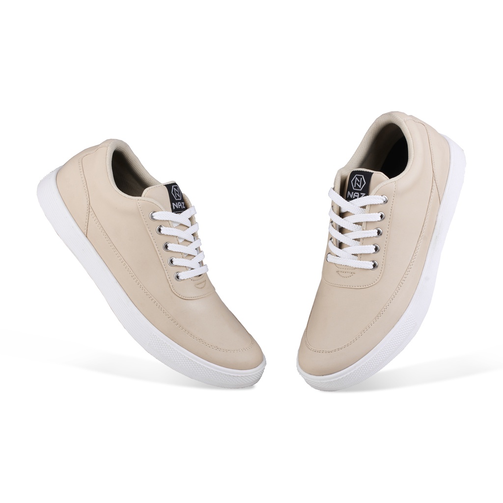 DEDRICK CREAM NAZ - Sepatu Sneakers Pria Casual Unisex Original