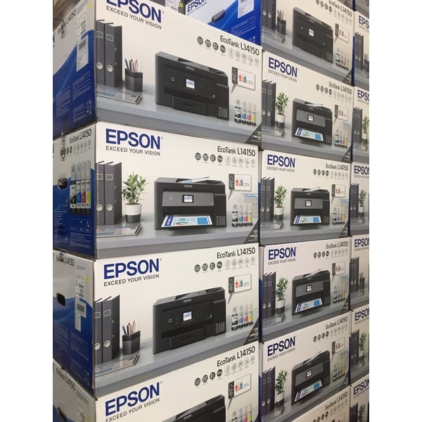 Printer Epson L14150 A3+ (Scan Flatbed Up to F4) PRINT SCAN COPY WiFi Duplex Fax GARANSI RESMI 2thn/ 80.000 lembar