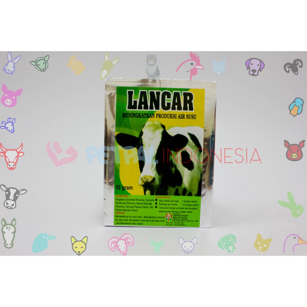 

LANCAR Meningkatkan Produksi Air Susu 50 gr Tamasindo Veterinary