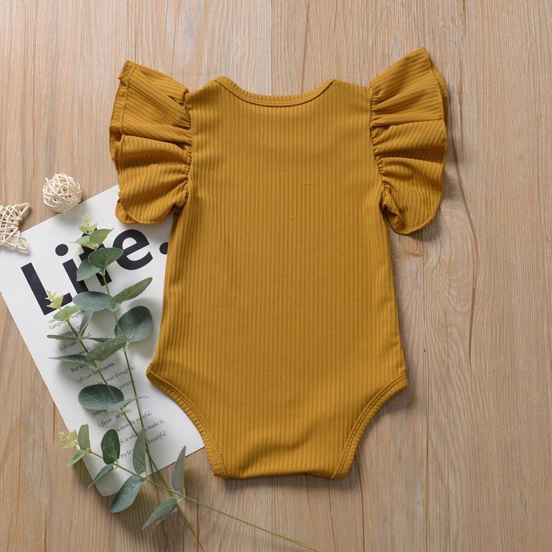 Jumper baju bayi perempuan Impor bahan Melar bodysuit warna Maron Pink Kuning bodysuit baby newborn perempuan