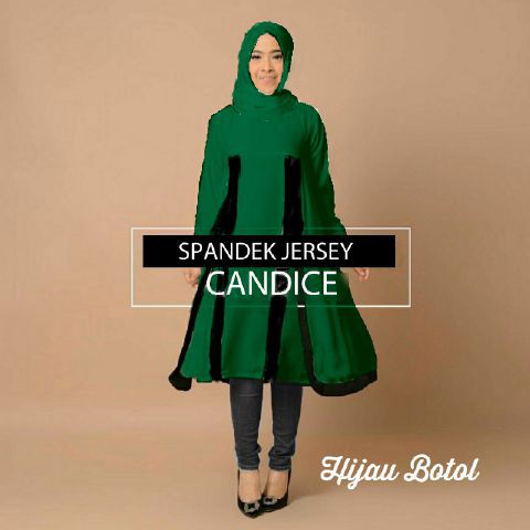 HOPYLOVY SUPER SALE - Set Muslimah Candice (Tunik + Celana + Pashmina)