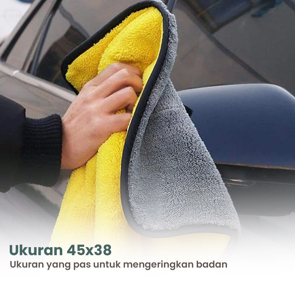 Lap Microfiber 800gsm 45 x 38 cm Paling Tebal