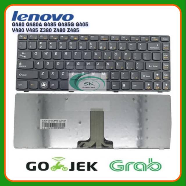 Keyboard Lenovo G480 G480A G485 G485A G485G G405 V480 V485 Z380 Z480