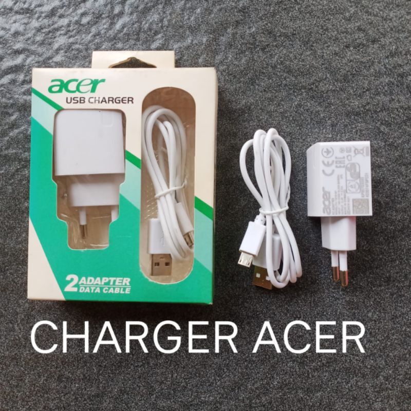 Charger ACER colokan micro USB 2A charge chager carger cager cas casan tc