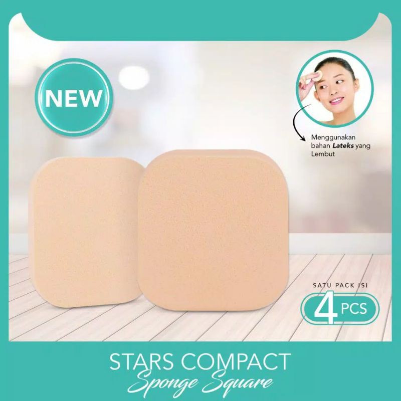 Glam Fix Stars Compact Sponge / Sponge Make Up Glam Fix