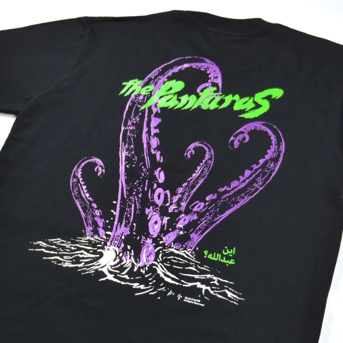 Dijual T-shirt The Panturas - King Kraken - Hitam, L Diskon
