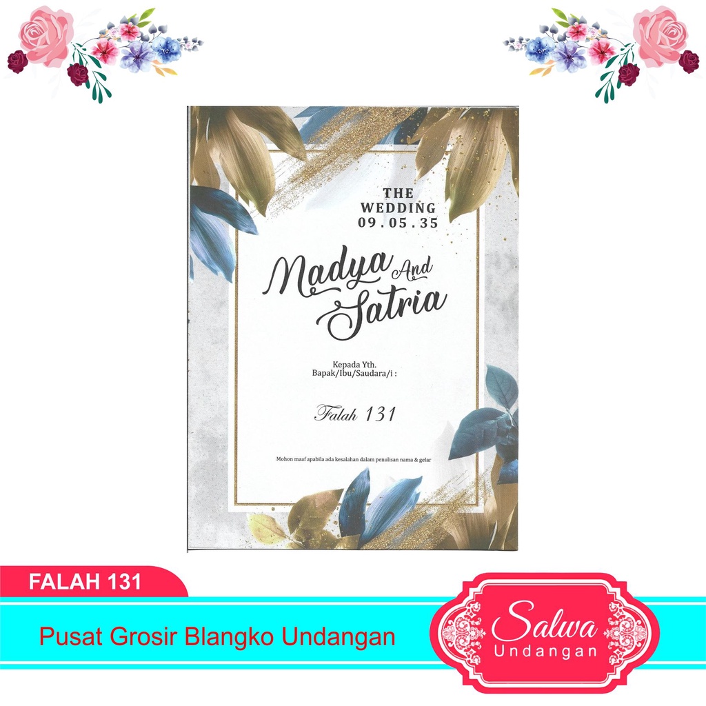 Blangko Undangan Falah 131 Harga Murah