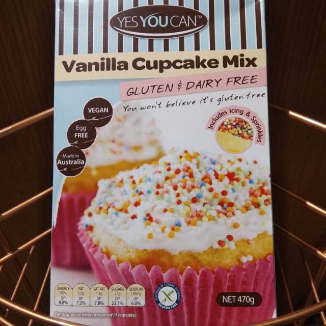 

Yes you can vanilla cupcake mix 470gr