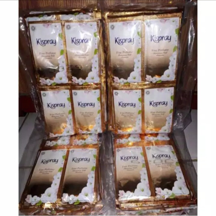 KISPRAY GOLD SACHET RENTENG ISI 12 PCS @11 ml / KISPRAY SACHET GOLD