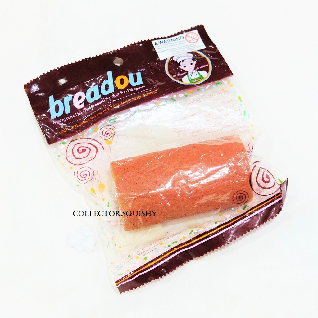 BREADOU CHOCOLATE SWISS ROLL CAKE SQUISHY