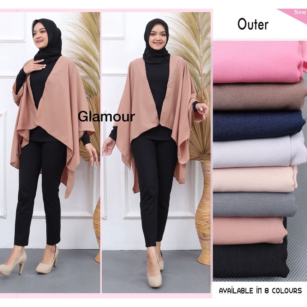 Cardigan / Sally Outer / Batwing Cardi/ fasion hijab