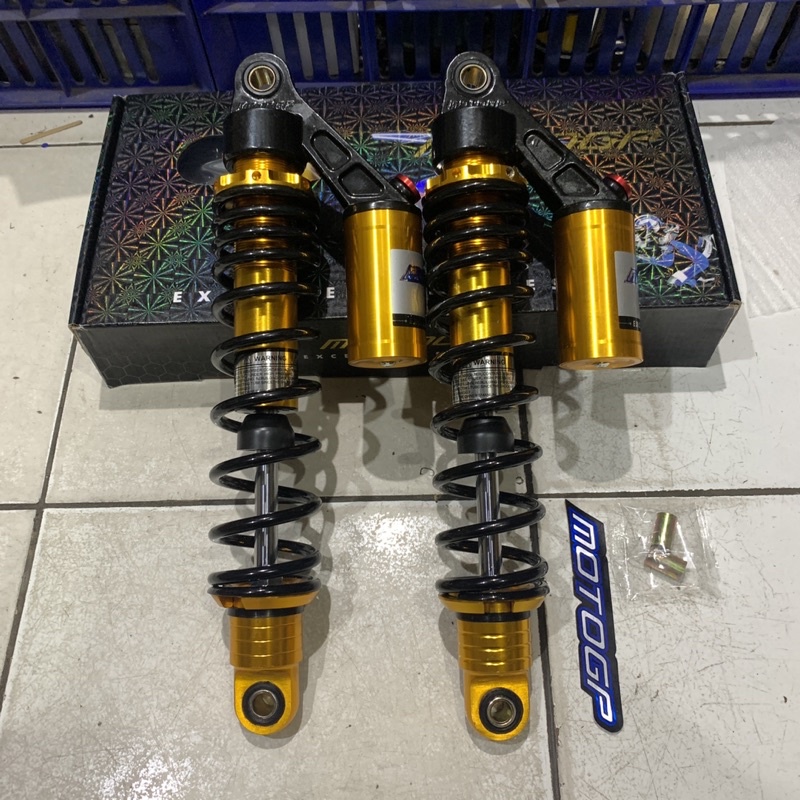 SHOCKBREAKER BELAKANG VARIASI TABUNG MOTO GP UKURAN 340MM YAMAHA RX KING LAMA/RX KING BARU