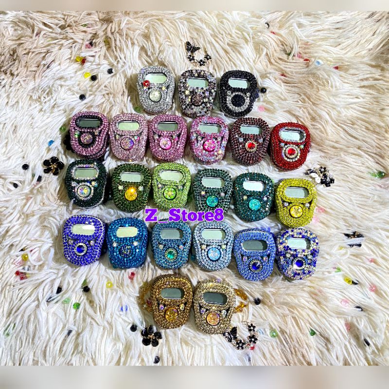 Tasbih Digital Swarovski LED