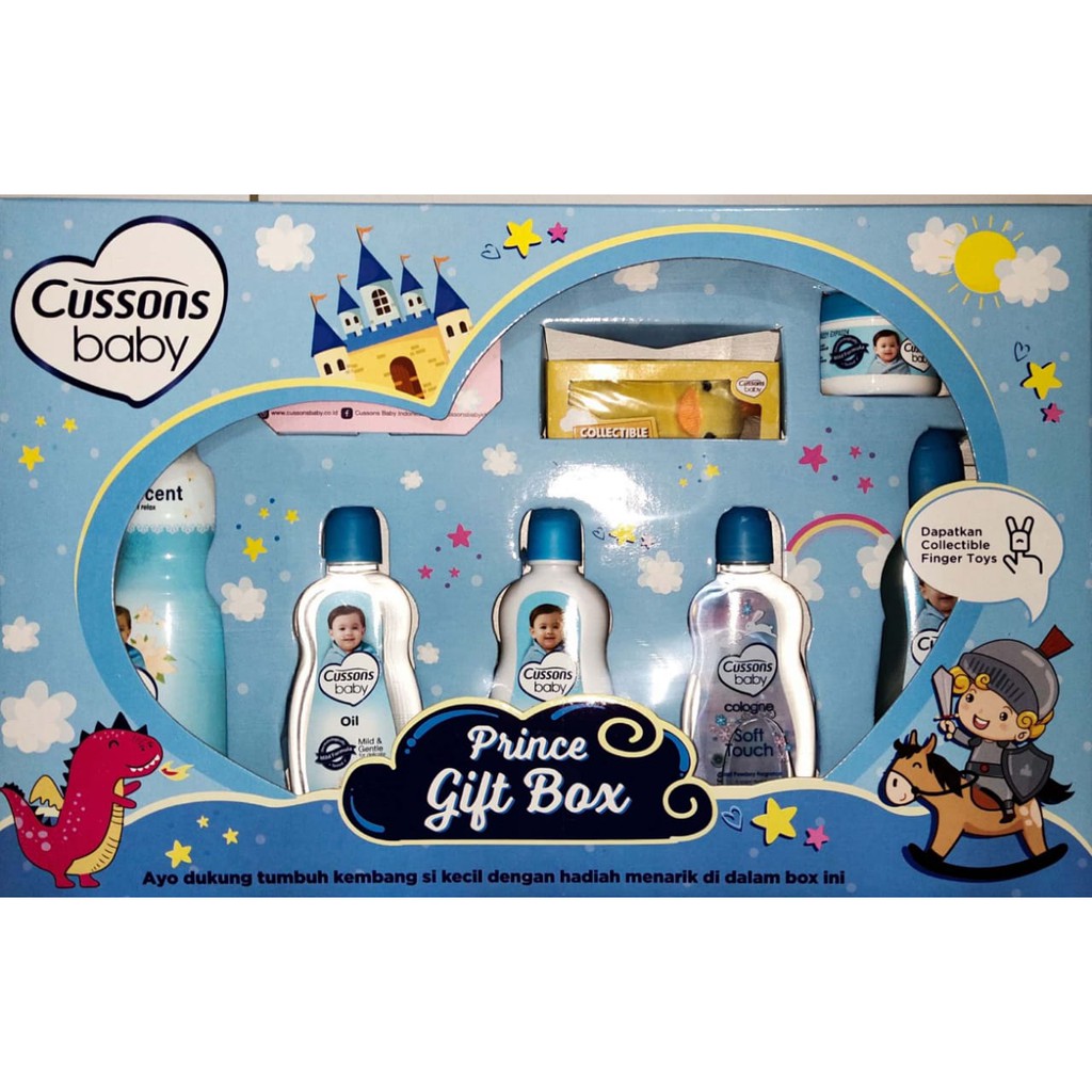 Cussons Baby Gift Box Set Perlengkapan Bayi 7in1