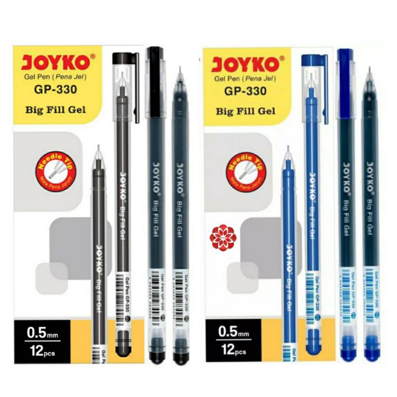 Pulpen Gel Joyko Big Fill Gel GP-330 (1 Lusin)