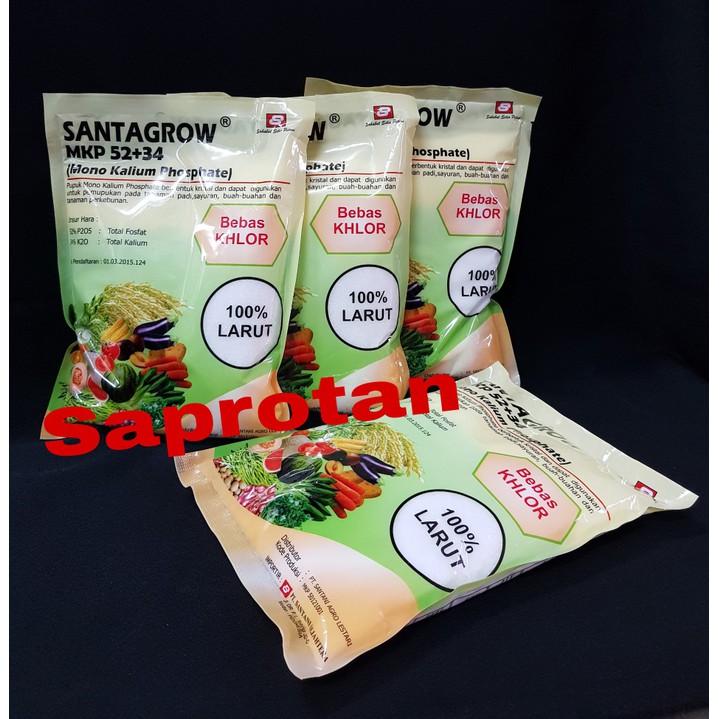 MKP 52+34 SANTAGROW 1kg (Pupuk)