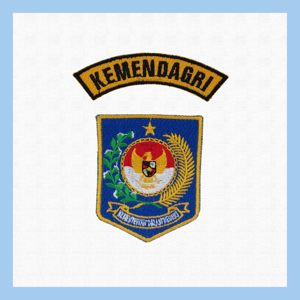 Bordir Logo Kementerian Dalam Negeri / Lokasi Kemendagri