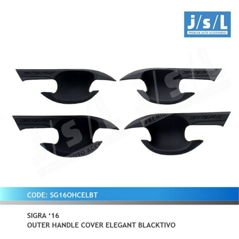 Paket Handle outer Elegant Tutup Tangki Crosstivo Black CALYA SIGRA JSL